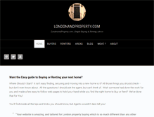 Tablet Screenshot of londonandproperty.com